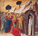 De verrijzenis van Lazarus - Duccio di Buoninsegna — weergave van het kunstwerk