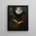 Portret van Aefge Gijbland 1581-1625 - Nederlandse School — ingelijst kunstwerk aan de muur
