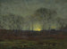 Lever de maan - Dwight William Tryon — weergave van het kunstwerk