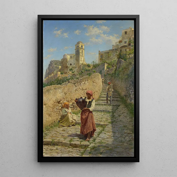 E Augusto Lovatti - Street On Capri.webp