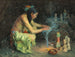 Heiligdom van de regen goden - Eanger Irving Couse — weergave van het kunstwerk
