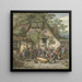 Ébouillanter le cochon - Adriaen van Ostade — framed artwork on a wall