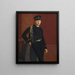 Achille De Gas en cadet-uniform - Edgar Degas — ingelijst kunstwerk aan de muur