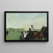 Van de boodschappen op het platteland - Edgar Degas — ingelijst kunstwerk aan de muur
