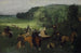 Aan de hippodroom De Koersen - Edgar Degas — weergave van het kunstwerk