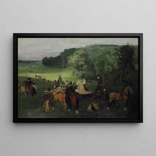 Edgar Degas - At the Racecourse The Races.webp