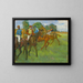 Voor de race - Edgar Degas — ingelijst kunstwerk aan de muur