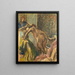 Ontbijt na het bad - Edgar Degas — ingelijst kunstwerk aan de muur