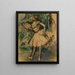 Danseuse avec un éventail - Edgar Degas — ingelijst kunstwerk aan de muur