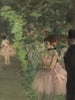 Dansers achter de schermen - Edgar Degas — weergave van het kunstwerk