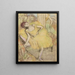 Danseres in rust - Edgar Degas — ingelijst kunstwerk aan de muur