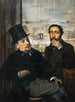 Degas en Évariste de Valernes - Edgar Degas — weergave van het kunstwerk