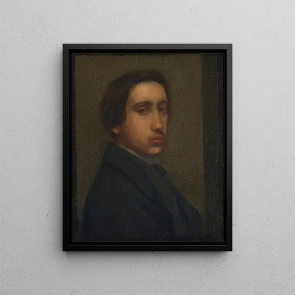 Edgar Degas - Degas la redingote noire SelfPortrait.webp