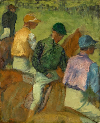 Edgar Degas - Four Jockeys.webp