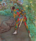 Arlequin - Edgar Degas — weergave van het kunstwerk