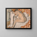 De badkuip verlaten - Edgar Degas — ingelijst kunstwerk aan de muur