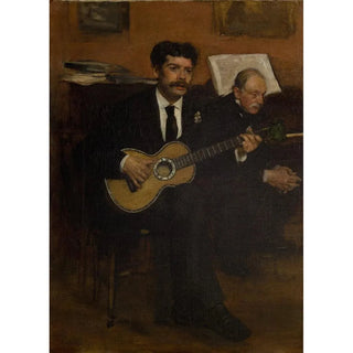 Edgar Degas - Lorenzo Pagans And Auguste De Gas.webp