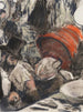 Ludovic Halévy vindt Madame Cardinal in de loges - Edgar Degas — weergave van het kunstwerk