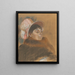 Madame Dietz-Monnin - Edgar Degas — ingelijst kunstwerk aan de muur