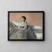 Madame Ren de Gas - Edgar Degas — ingelijst kunstwerk aan de muur