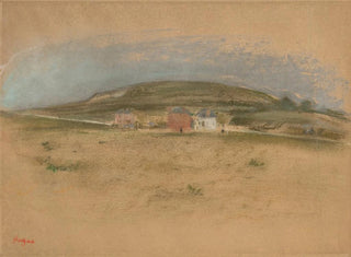 Edgar Degas - Maisons au pied dune falaise.webp