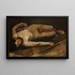 Nu mannelijk - Edgar Degas — ingelijst kunstwerk aan de muur