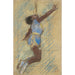 Reproductie van het schilderij Miss Lala au cirque Fernando - Edgar Degas