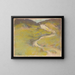 Path in a field - Edgar Degas — framed artwork on a wall