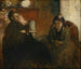 Portret van mevrouw Lisle en mevrouw Loubens - Edgar Degas — weergave van het kunstwerk