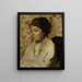 Portret van een jonge vrouw - Edgar Degas — ingelijst kunstwerk aan de muur