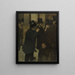 Portretten aan de Beurs - Edgar Degas — ingelijst kunstwerk aan de muur