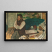 Portret van Diego Martelli - Edgar Degas — ingelijst kunstwerk aan de muur