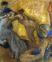 De kop warme chocolademelk - Edgar Degas — weergave van het kunstwerk