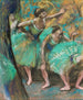 De dansers - Edgar Degas — weergave van het kunstwerk