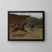 Le Faux Départ - Edgar Degas — ingelijst kunstwerk aan de muur