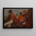 De jockeys - Edgar Degas — ingelijst kunstwerk aan de muur