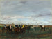 Les Courses - Edgar Degas — weergave van het kunstwerk
