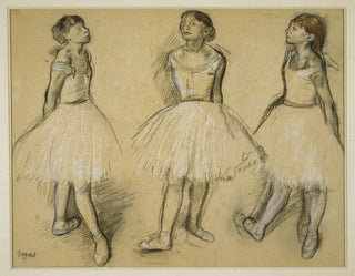 Edgar Degas - Three Studies of a Dancer in Fourth Position.webp