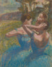 Drie dansers - Edgar Degas — weergave van het kunstwerk
