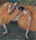 Twee dansers - Edgar Degas — weergave van het kunstwerk