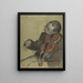Studie van violist voor de dansles - Edgar Degas — ingelijst kunstwerk aan de muur