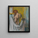 Vrouw met een handdoek - Edgar Degas — ingelijst kunstwerk aan de muur
