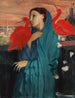 Jonge vrouw met de ibis - Edgar Degas — weergave van het kunstwerk