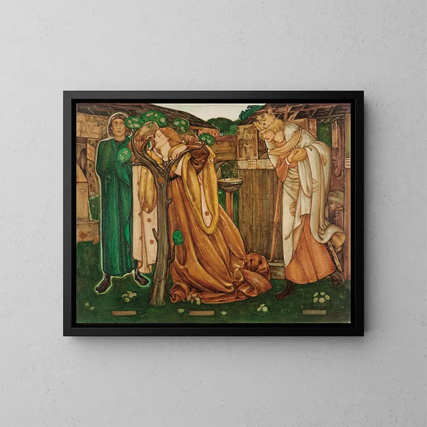 van Arthur à Camelyard - Edgar W. Davies — ingelijst kunstwerk aan de muur