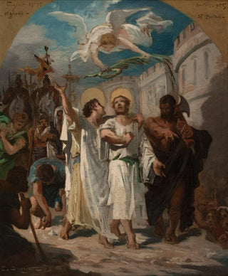 EdmondLouis Dupain - Saint Gervais et Saint Protais conduits au martyre.webp