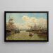 Marine Painting - Edmond-Marie Petitjean — framed artwork on a wall