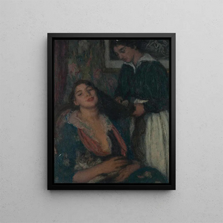 Edmond Francois AmanJean - La coiffure.webp