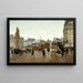 La place Clichy - Edmond Grandjean — ingelijst kunstwerk aan de muur