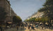 Le Boulevard des Italiens - Edmond Grandjean — weergave van het kunstwerk