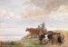 Scene van herder - Edmond Jean-Baptiste Tschaggeny — weergave van het kunstwerk